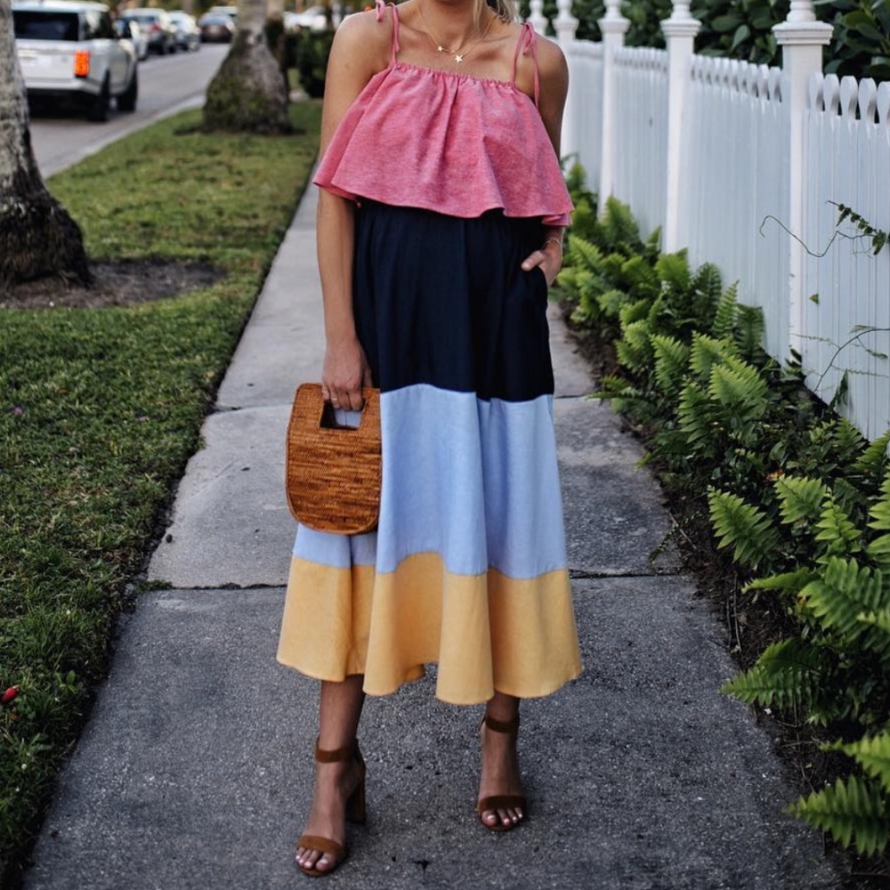 English Factory Tiered Maxi